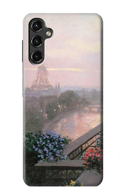 S1443 Terrace in Paris Eifel Funda Carcasa Case para Samsung Galaxy A14 5G