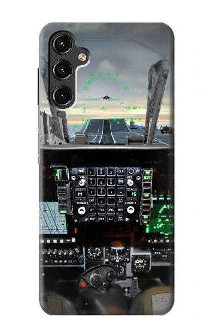 S2435 Fighter Jet Aircraft Cockpit Funda Carcasa Case para Samsung Galaxy A14 5G