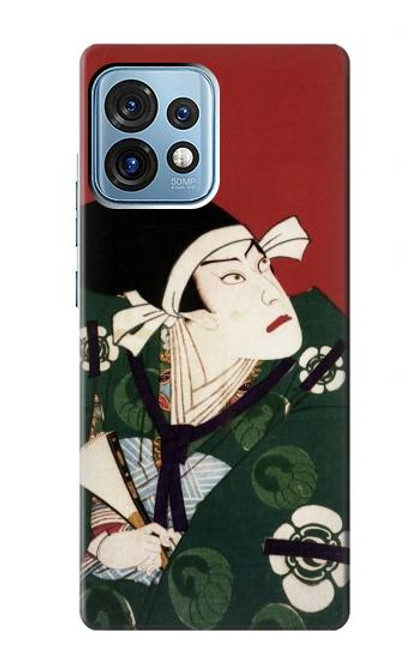 S2498 Japan Art Toyohara Kunichika Funda Carcasa Case para Motorola Edge+ (2023), X40, X40 Pro, Edge 40 Pro