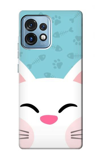 S3542 Cute Cat Cartoon Funda Carcasa Case para Motorola Edge+ (2023), X40, X40 Pro, Edge 40 Pro