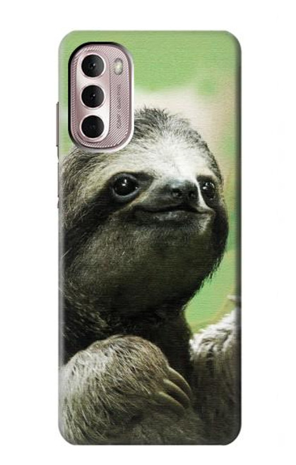 S2708 Smiling Sloth Funda Carcasa Case para Motorola Moto G Stylus 4G (2022)