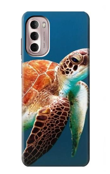 S3497 Green Sea Turtle Funda Carcasa Case para Motorola Moto G Stylus 4G (2022)