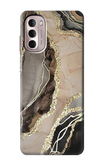 S3700 Marble Gold Graphic Printed Funda Carcasa Case para Motorola Moto G Stylus 4G (2022)