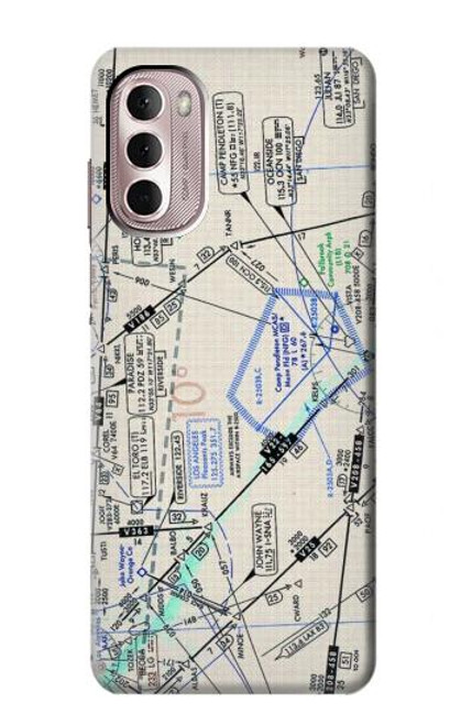 S3882 Flying Enroute Chart Funda Carcasa Case para Motorola Moto G Stylus 4G (2022)