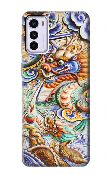 S2584 Traditional Chinese Dragon Art Funda Carcasa Case para Motorola Moto G42