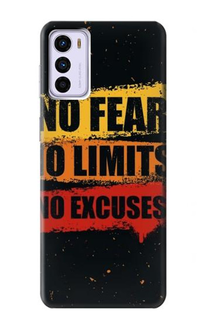 S3492 No Fear Limits Excuses Funda Carcasa Case para Motorola Moto G42