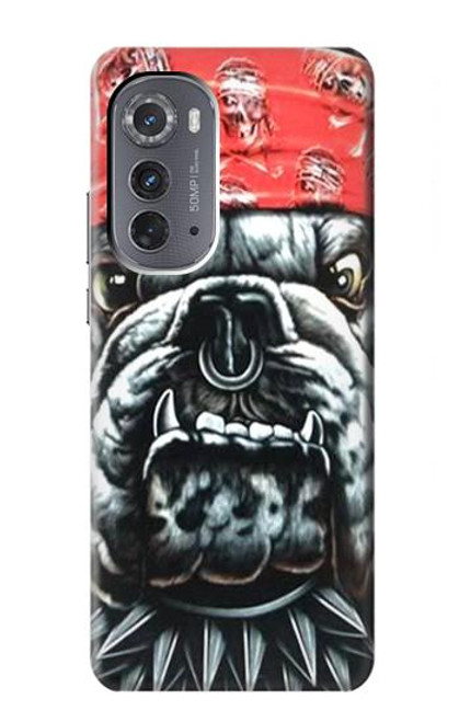 S0100 Bulldog American Football Funda Carcasa Case para Motorola Edge (2022)