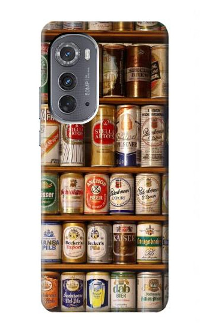 S0983 Beer Cans Collection Funda Carcasa Case para Motorola Edge (2022)