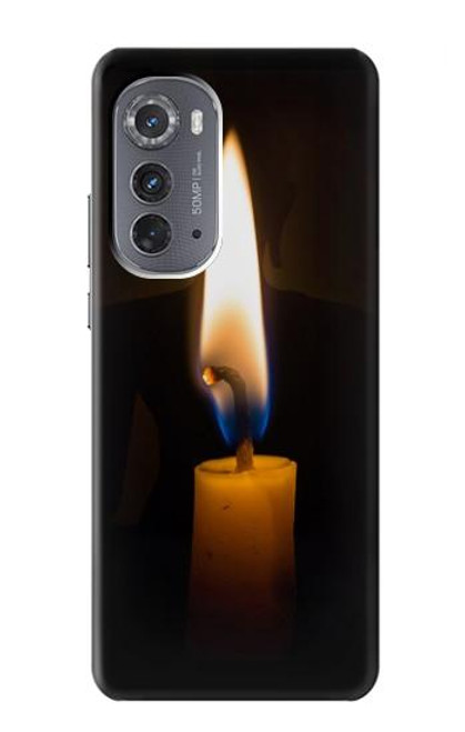 S3530 Buddha Candle Burning Funda Carcasa Case para Motorola Edge (2022)