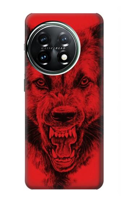 S1090 Red Wolf Funda Carcasa Case para OnePlus 11