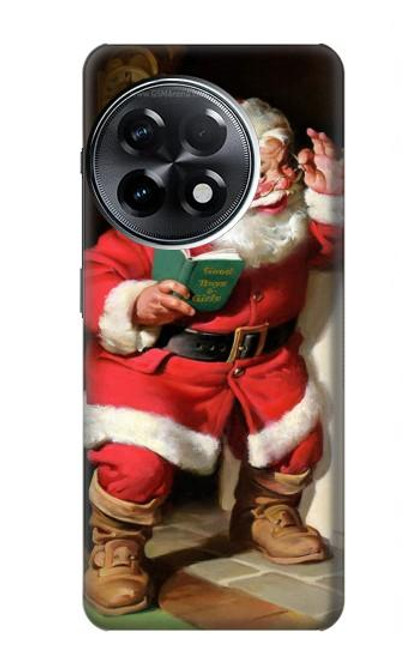 S1417 Santa Claus Merry Xmas Funda Carcasa Case para OnePlus 11R