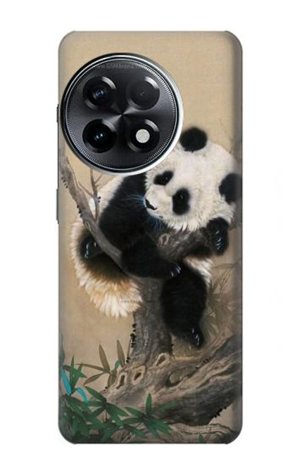 S2210 Panda Fluffy Art Painting Funda Carcasa Case para OnePlus 11R