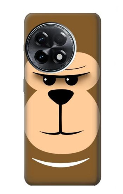 S2721 Cute Grumpy Monkey Cartoon Funda Carcasa Case para OnePlus 11R