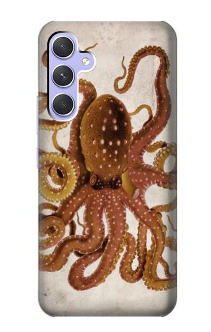 S2801 Vintage Octopus Funda Carcasa Case para Samsung Galaxy A54 5G