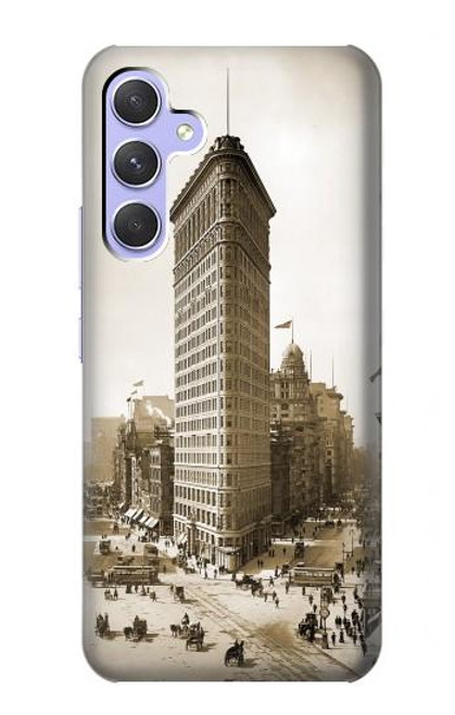 S3046 Old New York Flatiron Building Funda Carcasa Case para Samsung Galaxy A54 5G