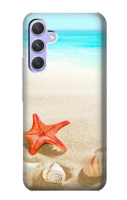 S3212 Sea Shells Starfish Beach Funda Carcasa Case para Samsung Galaxy A54 5G