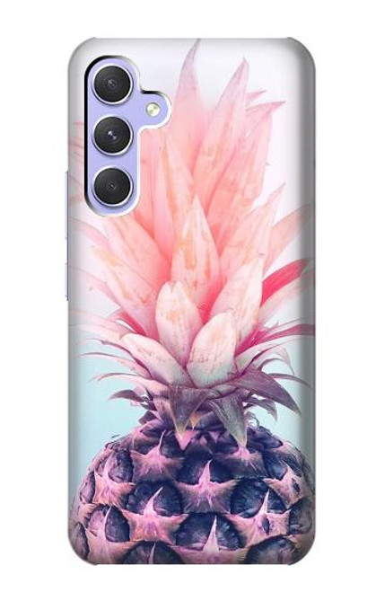 S3711 Pink Pineapple Funda Carcasa Case para Samsung Galaxy A54 5G