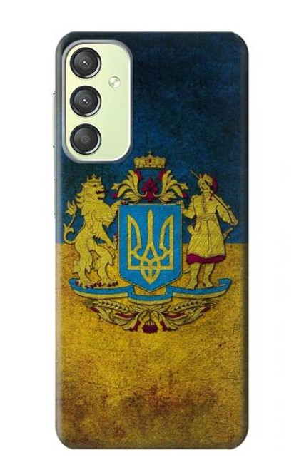 S3858 Ukraine Vintage Flag Funda Carcasa Case para Samsung Galaxy A24 4G
