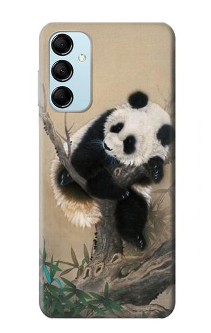 S2210 Panda Fluffy Art Painting Funda Carcasa Case para Samsung Galaxy M14