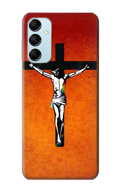 S2421 Jesus Christ On The Cross Funda Carcasa Case para Samsung Galaxy M14