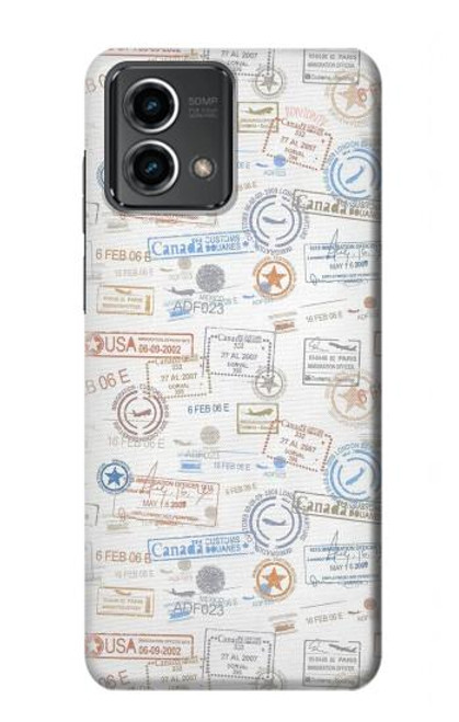 S3903 Travel Stamps Funda Carcasa Case para Motorola Moto G Stylus 5G (2023)