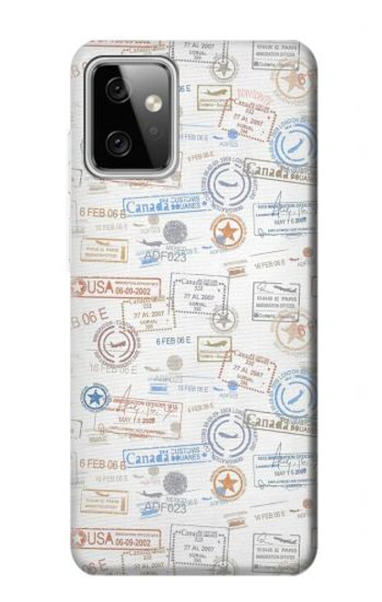 S3903 Travel Stamps Funda Carcasa Case para Motorola Moto G Power (2023) 5G