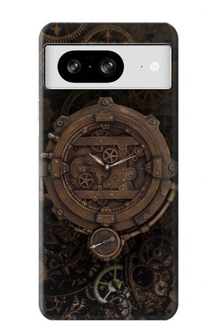 S3902 Steampunk Clock Gear Funda Carcasa Case para Google Pixel 8