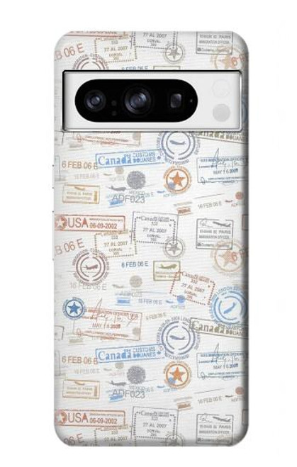 S3903 Travel Stamps Funda Carcasa Case para Google Pixel 8 pro