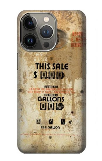 S3954 Vintage Gas Pump Funda Carcasa Case para iPhone 14 Pro Max