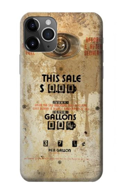 S3954 Vintage Gas Pump Funda Carcasa Case para iPhone 11 Pro