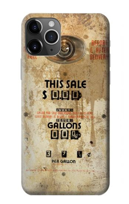 S3954 Vintage Gas Pump Funda Carcasa Case para iPhone 11 Pro Max