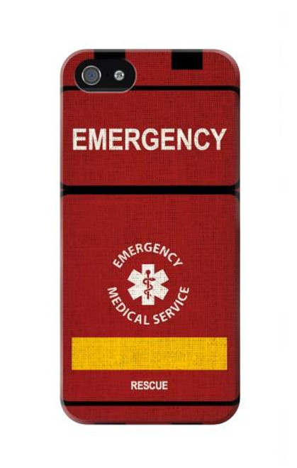 S3957 Emergency Medical Service Funda Carcasa Case para iPhone 5 5S SE