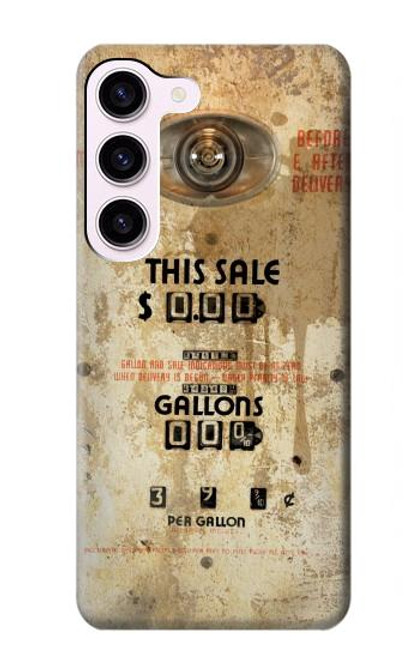 S3954 Vintage Gas Pump Funda Carcasa Case para Samsung Galaxy S23