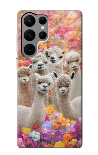 S3916 Alpaca Family Baby Alpaca Funda Carcasa Case para Samsung Galaxy S23 Ultra