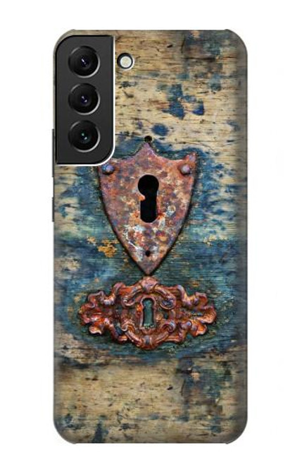 S3955 Vintage Keyhole Weather Door Funda Carcasa Case para Samsung Galaxy S22 Plus