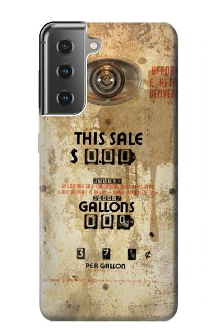 S3954 Vintage Gas Pump Funda Carcasa Case para Samsung Galaxy S21 Plus 5G, Galaxy S21+ 5G