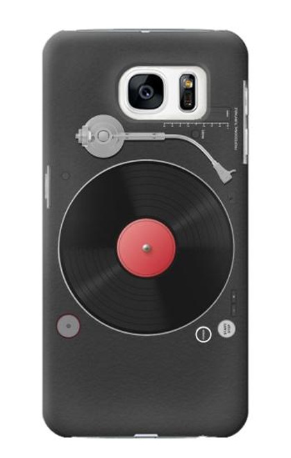 S3952 Turntable Vinyl Record Player Graphic Funda Carcasa Case para Samsung Galaxy S7