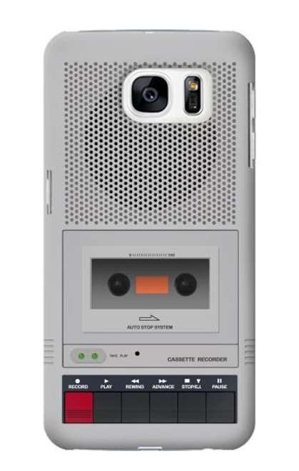 S3953 Vintage Cassette Player Graphic Funda Carcasa Case para Samsung Galaxy S7