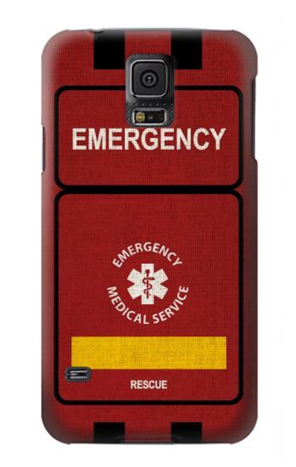 S3957 Emergency Medical Service Funda Carcasa Case para Samsung Galaxy S5