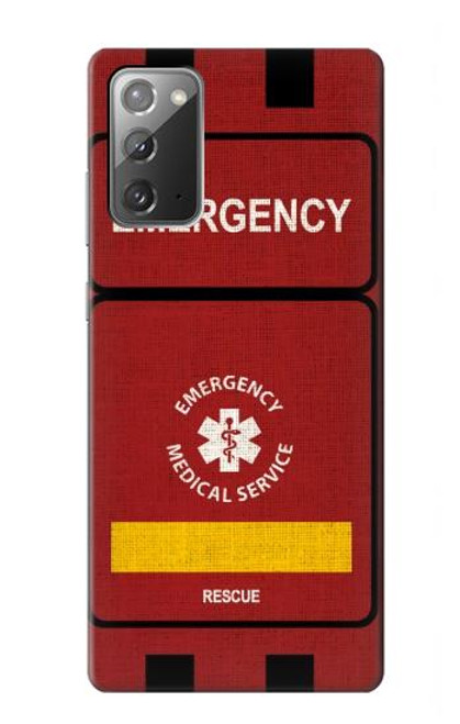 S3957 Emergency Medical Service Funda Carcasa Case para Samsung Galaxy Note 20