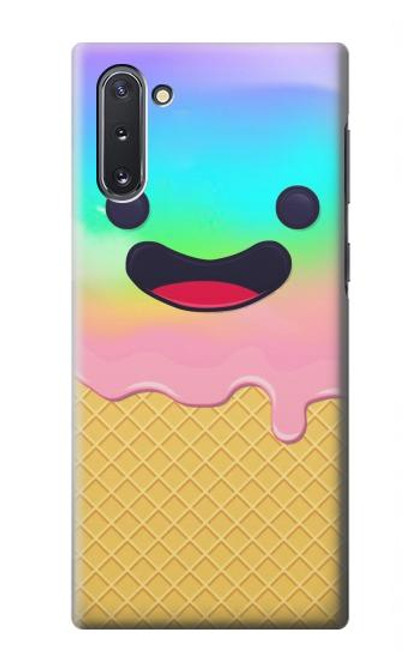 S3939 Ice Cream Cute Smile Funda Carcasa Case para Samsung Galaxy Note 10