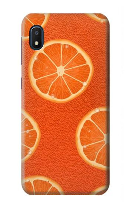 S3946 Seamless Orange Pattern Funda Carcasa Case para Samsung Galaxy A10e