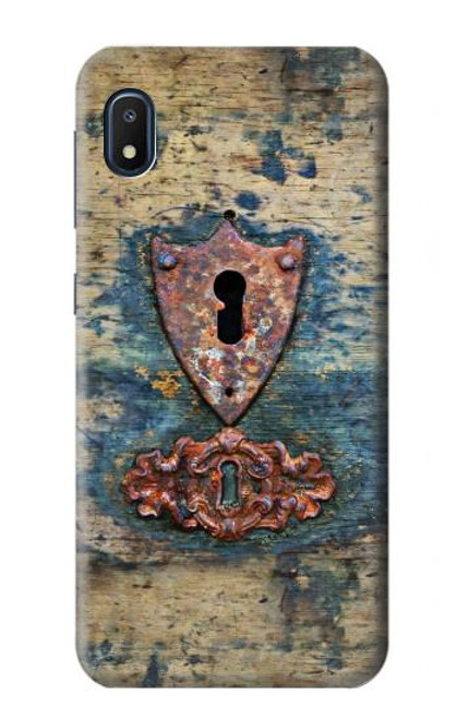 S3955 Vintage Keyhole Weather Door Funda Carcasa Case para Samsung Galaxy A10e