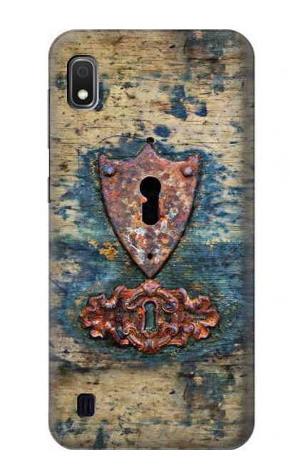 S3955 Vintage Keyhole Weather Door Funda Carcasa Case para Samsung Galaxy A10