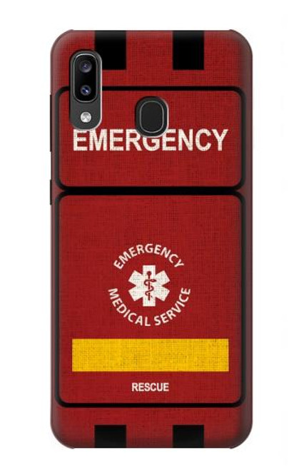 S3957 Emergency Medical Service Funda Carcasa Case para Samsung Galaxy A20, Galaxy A30