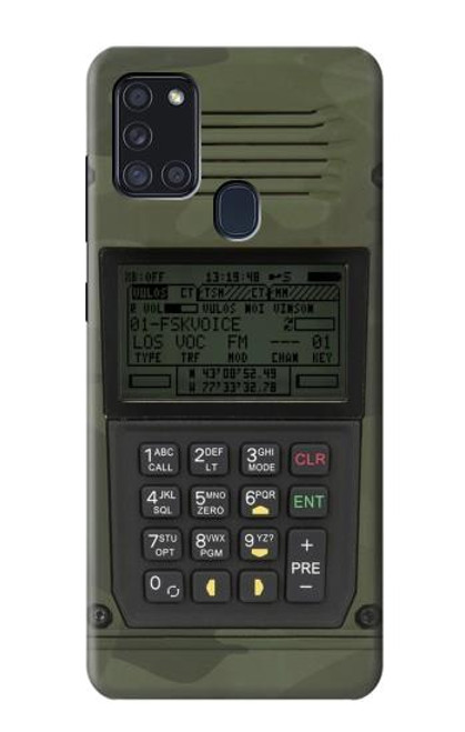 S3959 Military Radio Graphic Print Funda Carcasa Case para Samsung Galaxy A21s