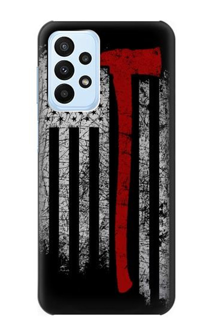 S3958 Firefighter Axe Flag Funda Carcasa Case para Samsung Galaxy A23