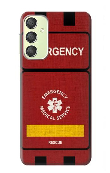 S3957 Emergency Medical Service Funda Carcasa Case para Samsung Galaxy A24 4G