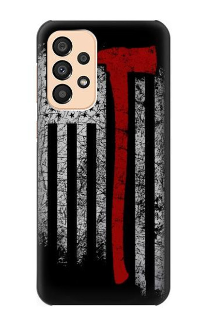 S3958 Firefighter Axe Flag Funda Carcasa Case para Samsung Galaxy A33 5G