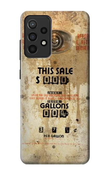 S3954 Vintage Gas Pump Funda Carcasa Case para Samsung Galaxy A52, Galaxy A52 5G